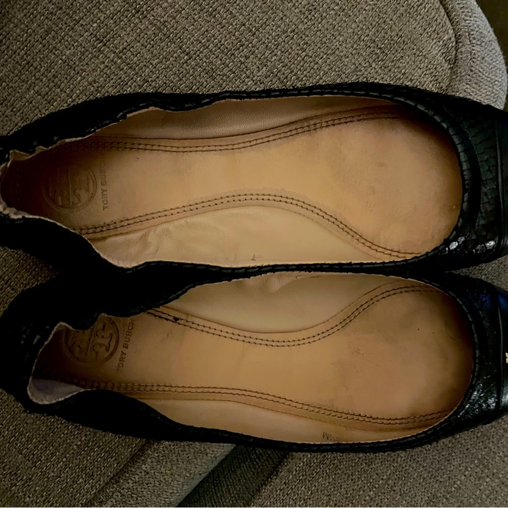 Worn. Tory Burch flats